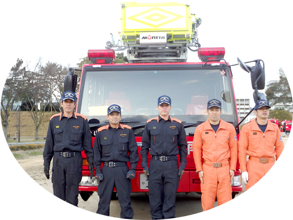 消防職員による火災防御訓練07