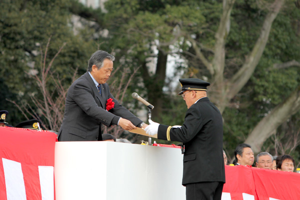 中島睦野分団　分団長　細川　章