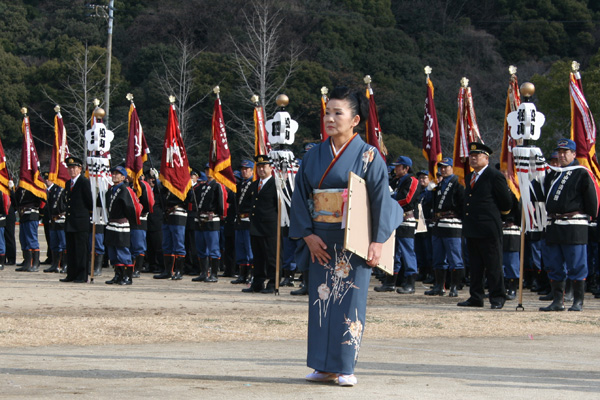 愛媛県消防協会長表彰_上田美千代