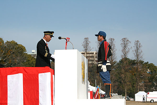 松山市消防団長表彰_豊田　勝