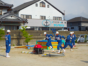 【操法大会訓練】小型ポンプの部・北条分団03