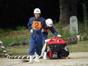 【操法大会訓練】小型ポンプの部・難波分団06