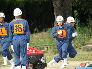 【操法大会訓練】小型ポンプの部・難波分団07