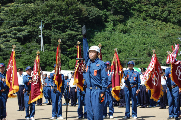 第31回松山市消防団消防操法大会01